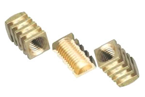 roto moulding brass inserts